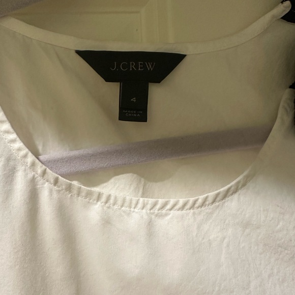 JCrew white and Black bow top - Picture 4 of 4
